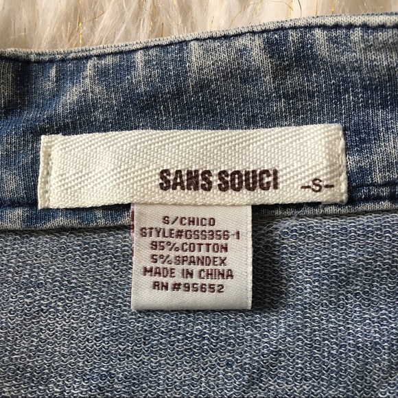 Sans Souci Denim Body Con Pencil Skirt - Picture 3 of 7